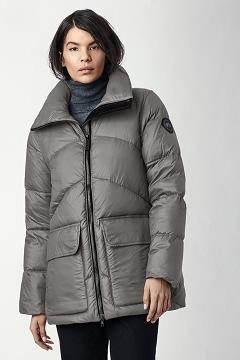 Chamarras Canada Goose Mujer Mexico - Ockley Abrigos Black Label Grises HX6054897
